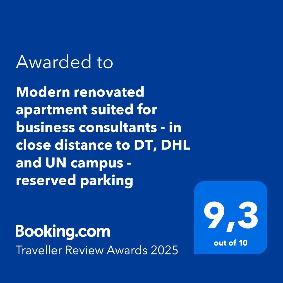 Modern Renovated Apartment Suited For Business Consultants - In Close Distance To Dt, Dhl And Un Campus - Reserved Parking Βόννη Εξωτερικό φωτογραφία